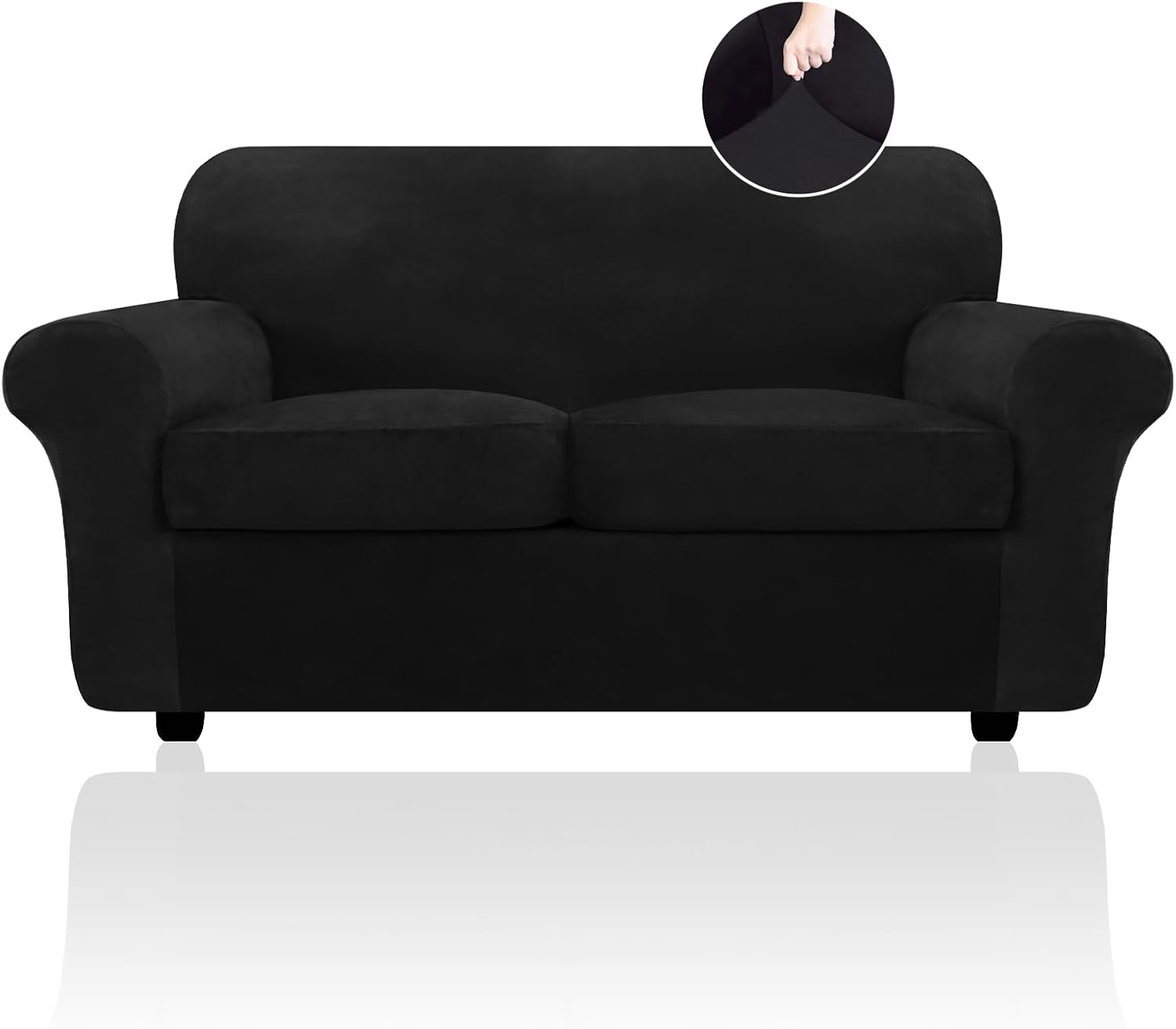 Velvet Sofa Cushion Seat Slipcover