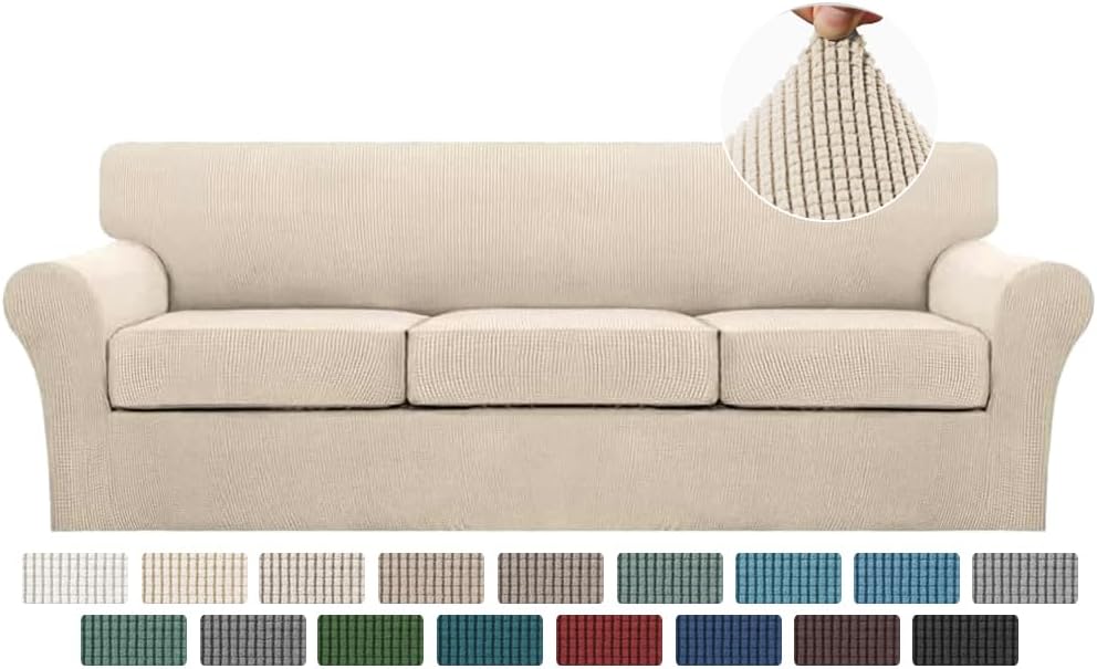 Cushion Jacquard Slipcover Sofa Couch Cover