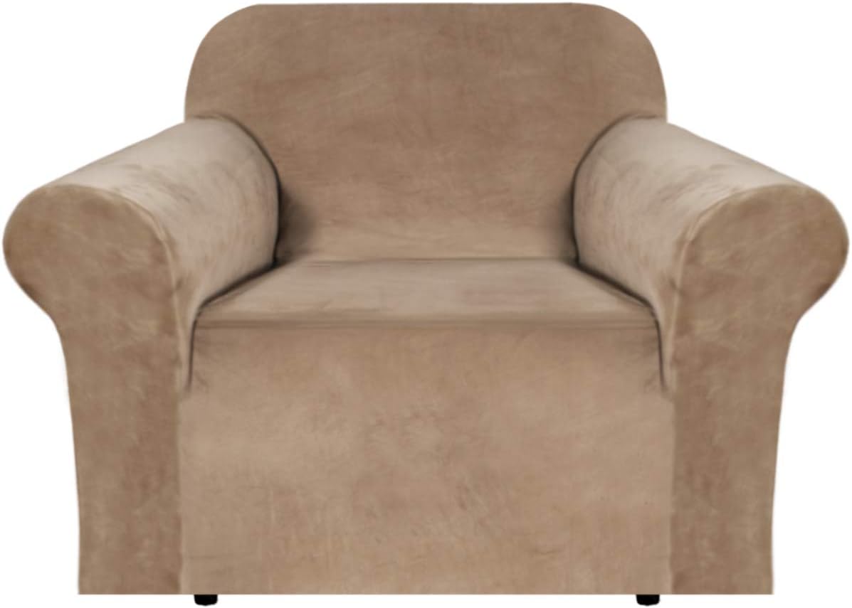 Velvet Sofa Seat Slipcover