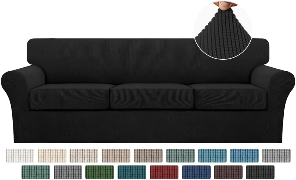 Cushion Jacquard Slipcover Sofa Couch Cover