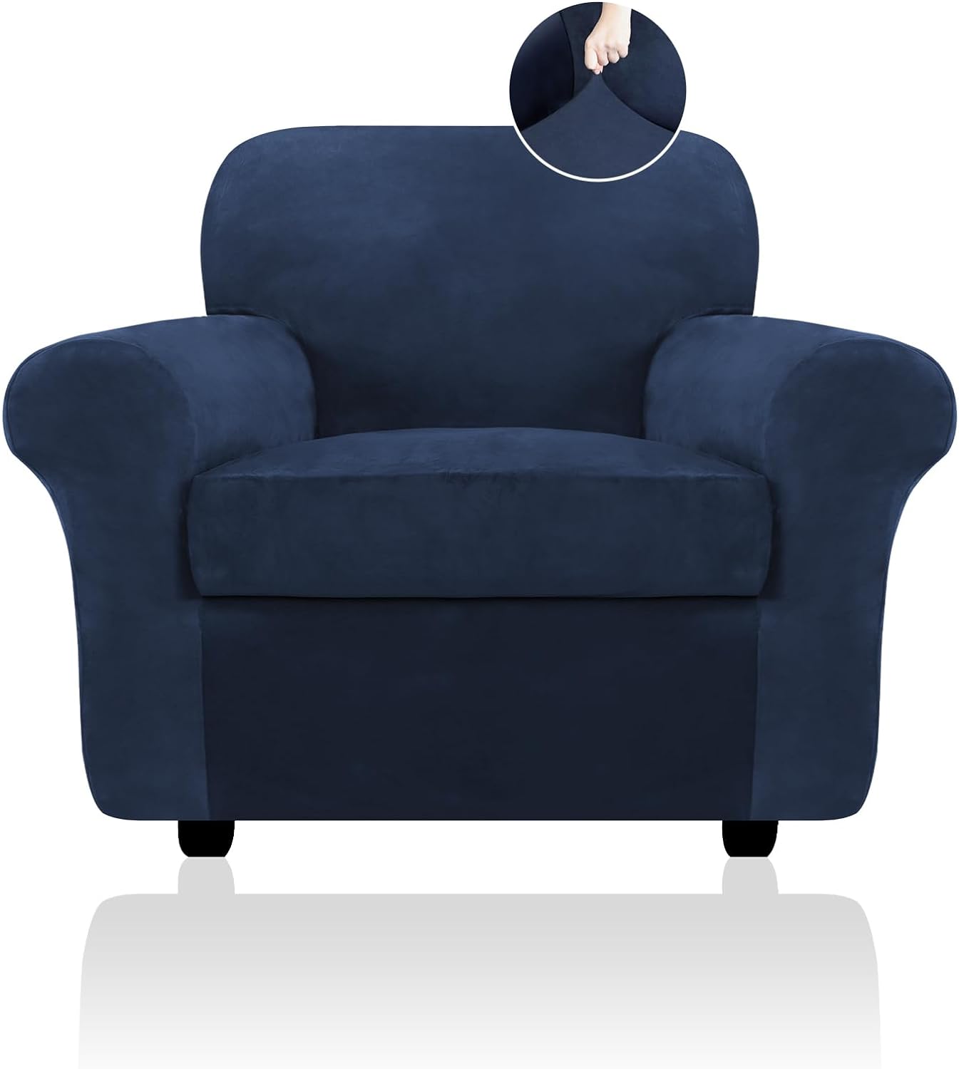Velvet Sofa Cushion Seat Slipcover