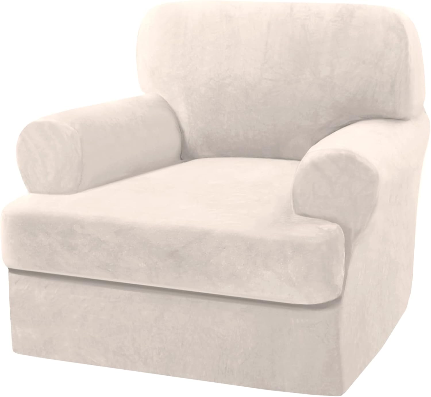 T Cushion Velvet Couch Sofa Seat Slipcover