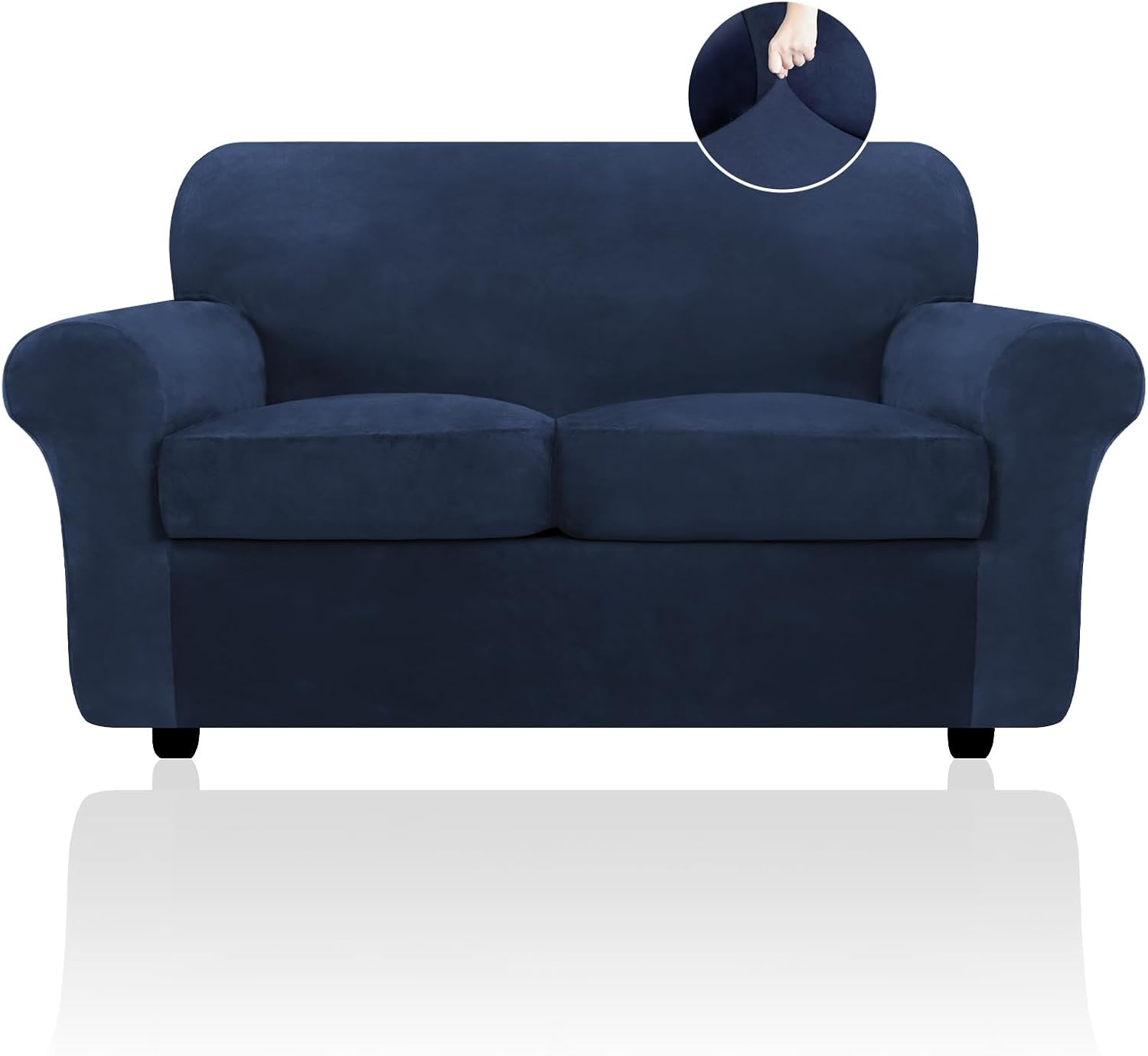 Velvet Sofa Cushion Seat Slipcover