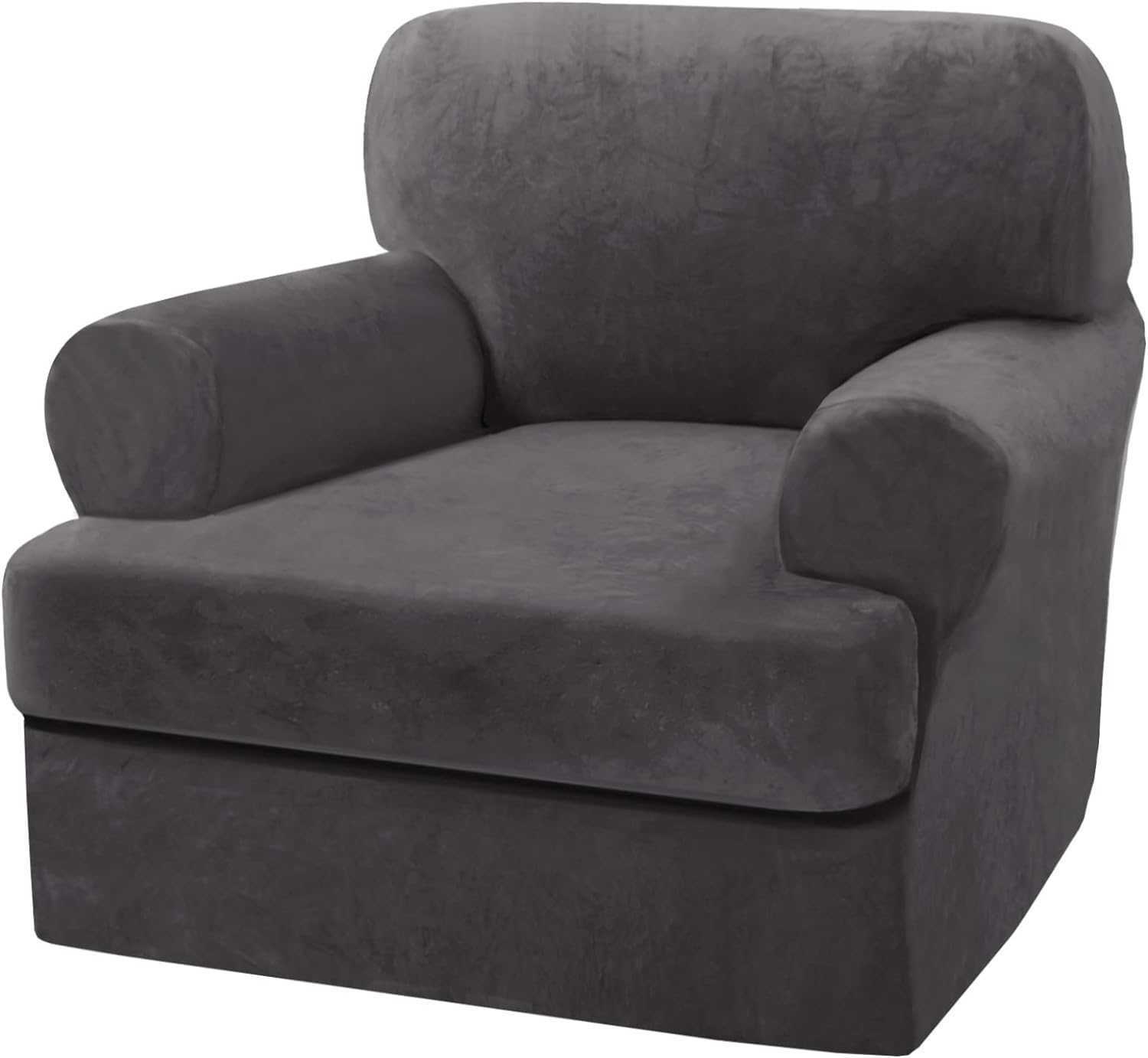 T Cushion Velvet Couch Sofa Seat Slipcover