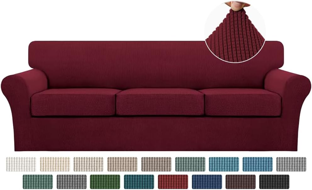 Cushion Jacquard Slipcover Sofa Couch Cover