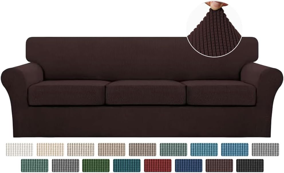 Cushion Jacquard Slipcover Sofa Couch Cover