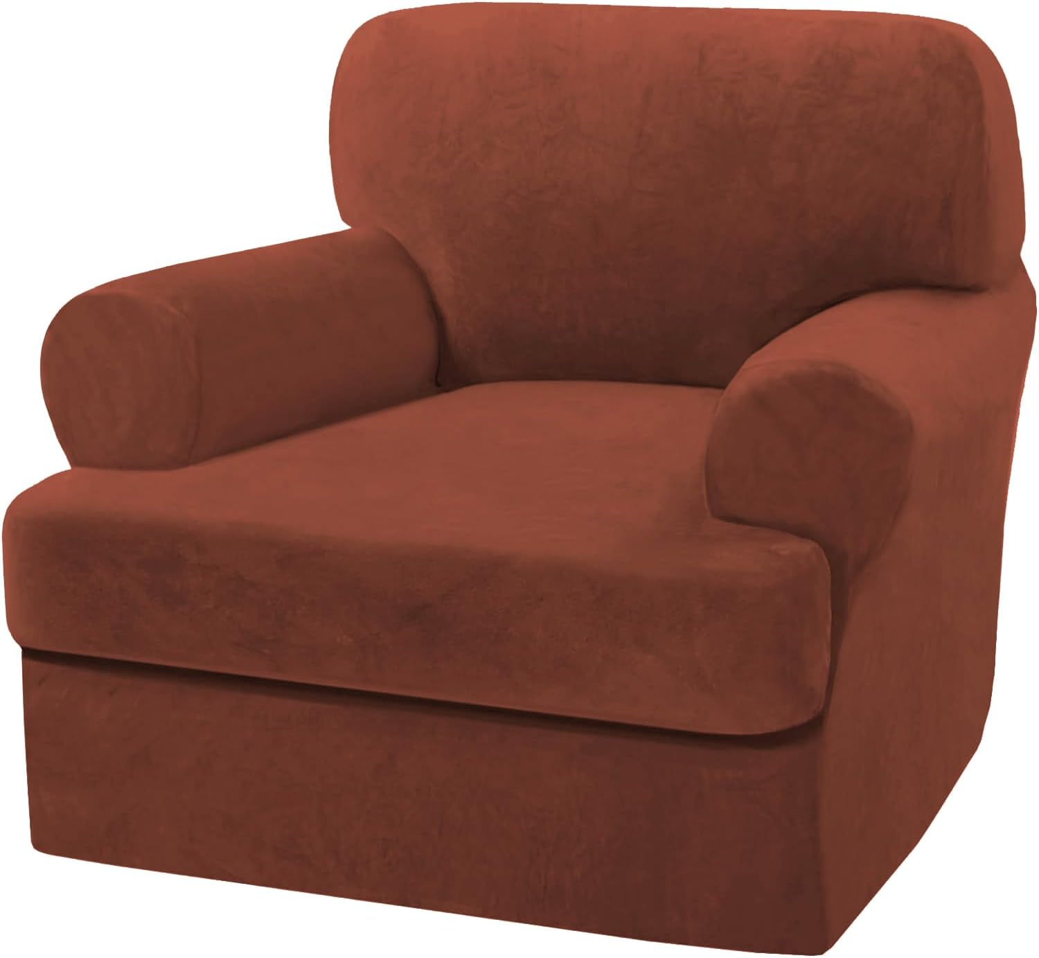 T Cushion Velvet Couch Sofa Seat Slipcover