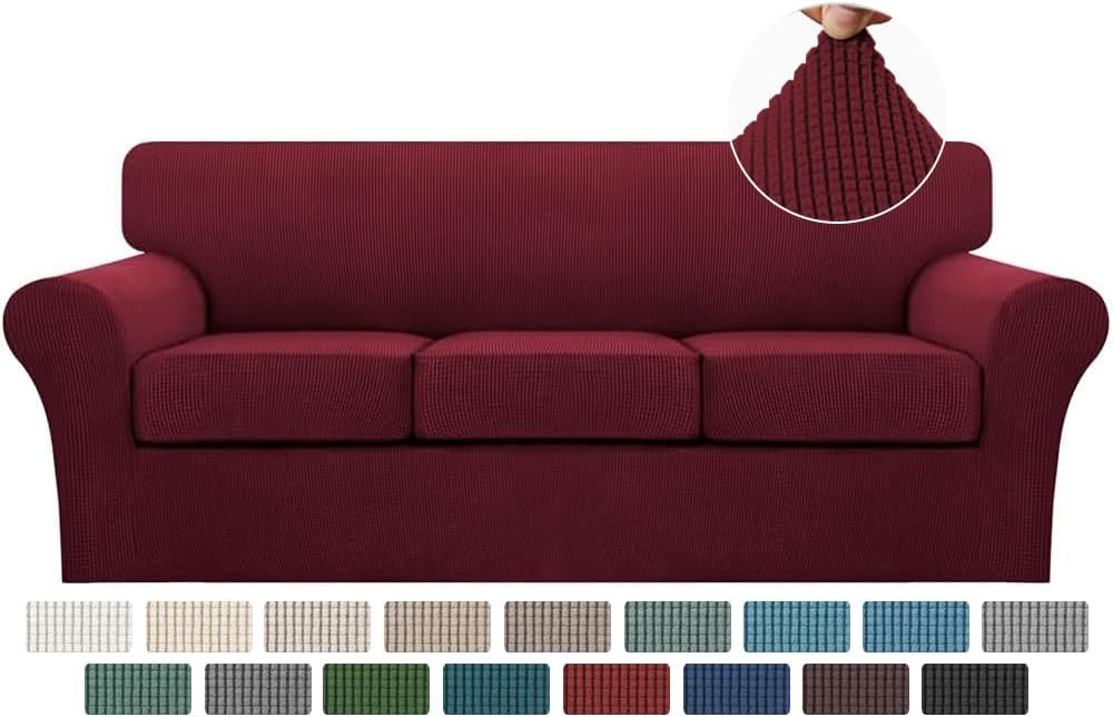Cushion Jacquard Slipcover Sofa Couch Cover