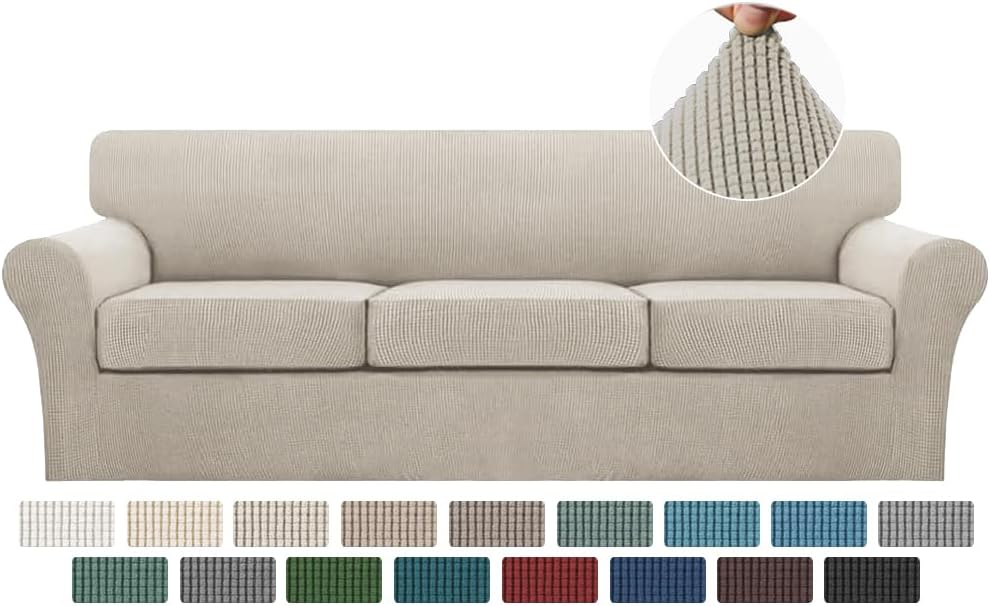 Cushion Jacquard Slipcover Sofa Couch Cover