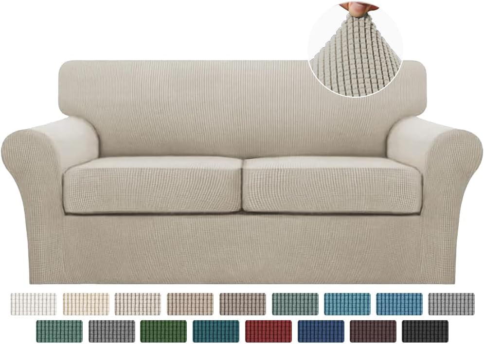 Cushion Jacquard Slipcover Sofa Couch Cover