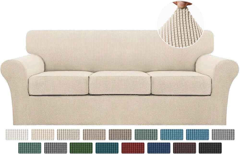 Cushion Jacquard Slipcover Sofa Couch Cover