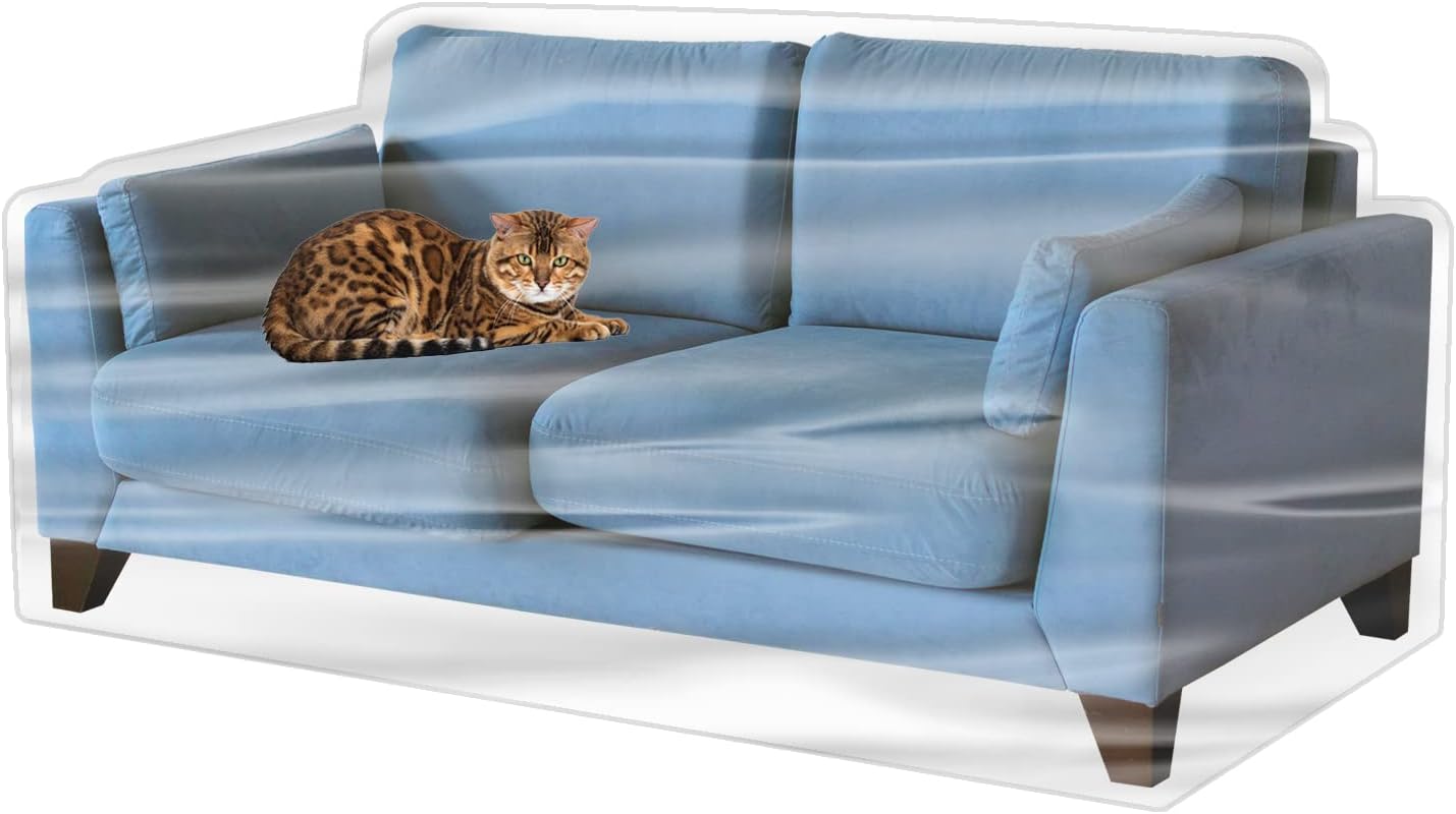 Clear Plastic Shield Slipover Armchair Couch Cover