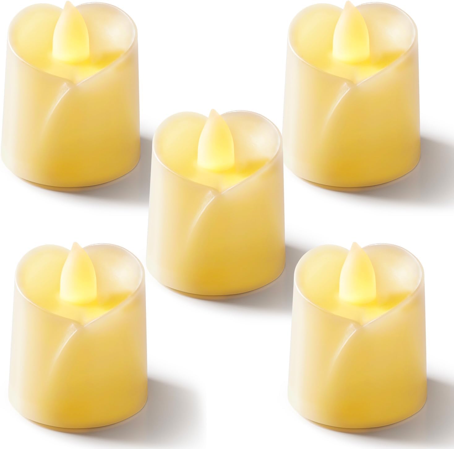 Magic Clear Glass Flameless LED Pillar Candle