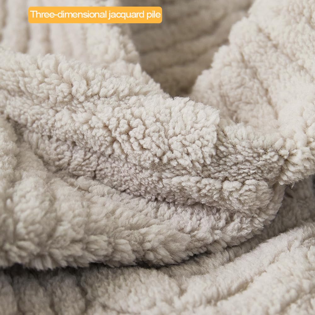Anti Slip Jacquard L Shaped plush Cushion Sofa Couch Cover