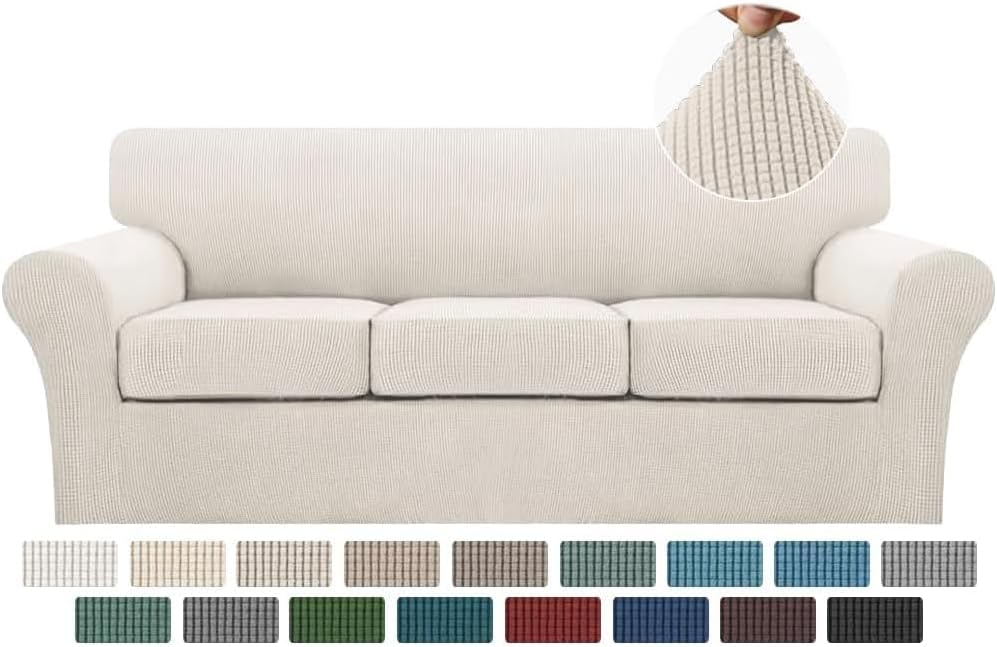 Cushion Jacquard Slipcover Sofa Couch Cover