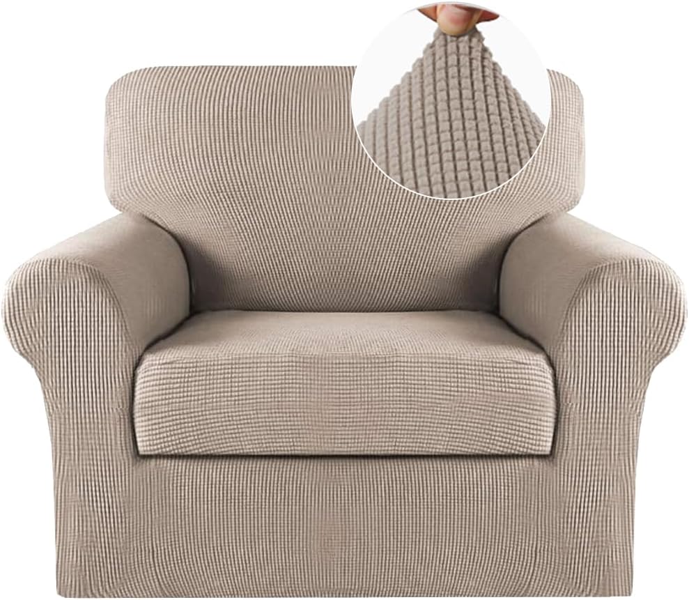 Jacquard Slipcover Sofa Couch Cushion Cover