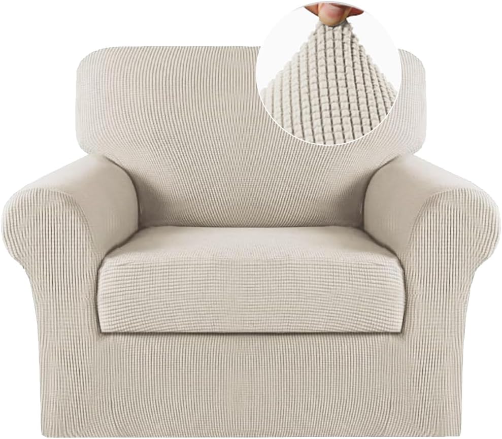 Jacquard Slipcover Sofa Couch Cushion Cover
