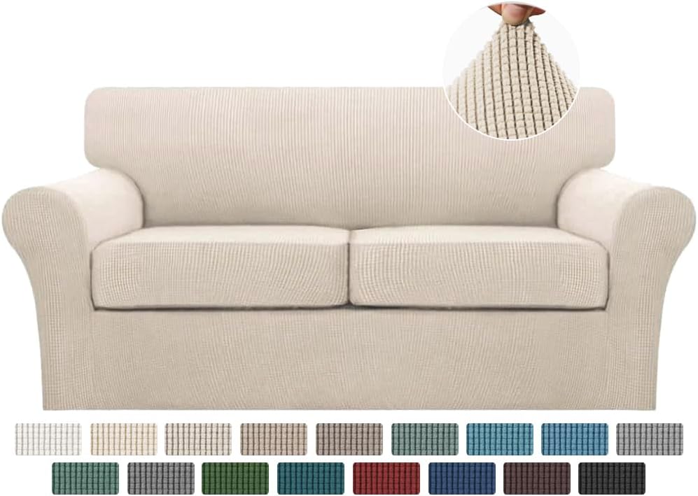 Cushion Jacquard Slipcover Sofa Couch Cover