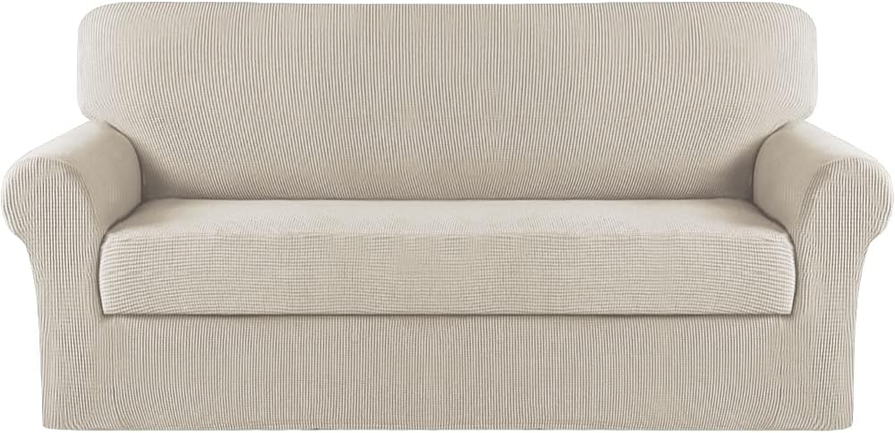 Jacquard Slipcover Sofa Couch Cushion Cover