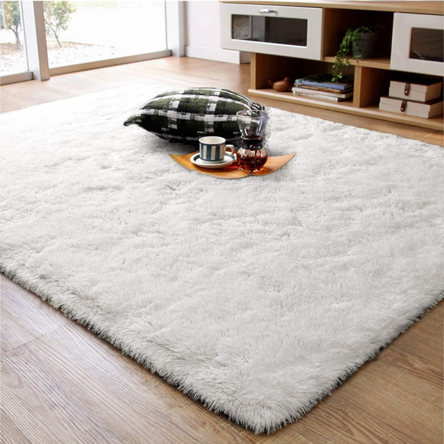Shag Area Rug Fluffy Carpet