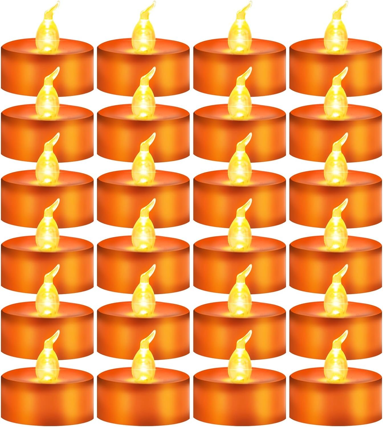 Magic Clear Glass Flameless LED Pillar Candle