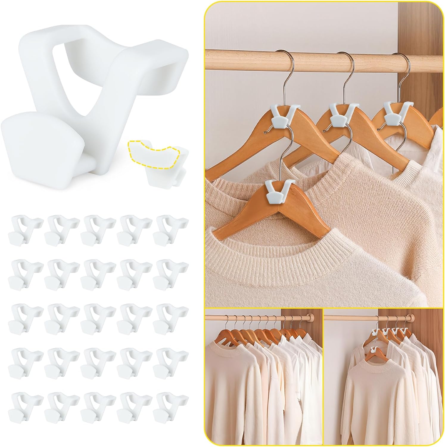 Space Saving Hangers Closet Storage Organizer