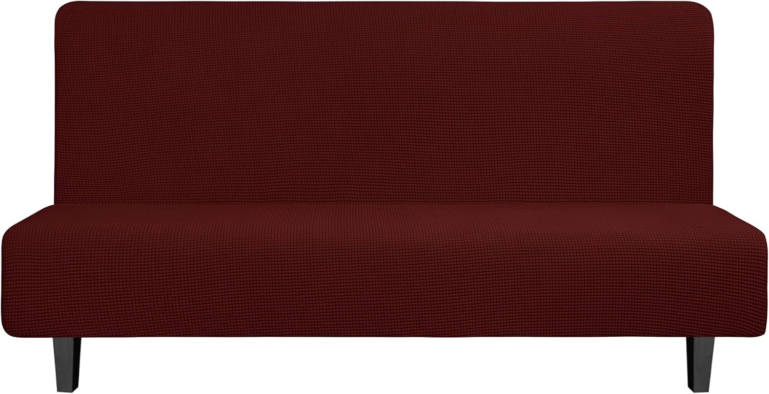 Armless Jacquard Couch Sofa Slipcover