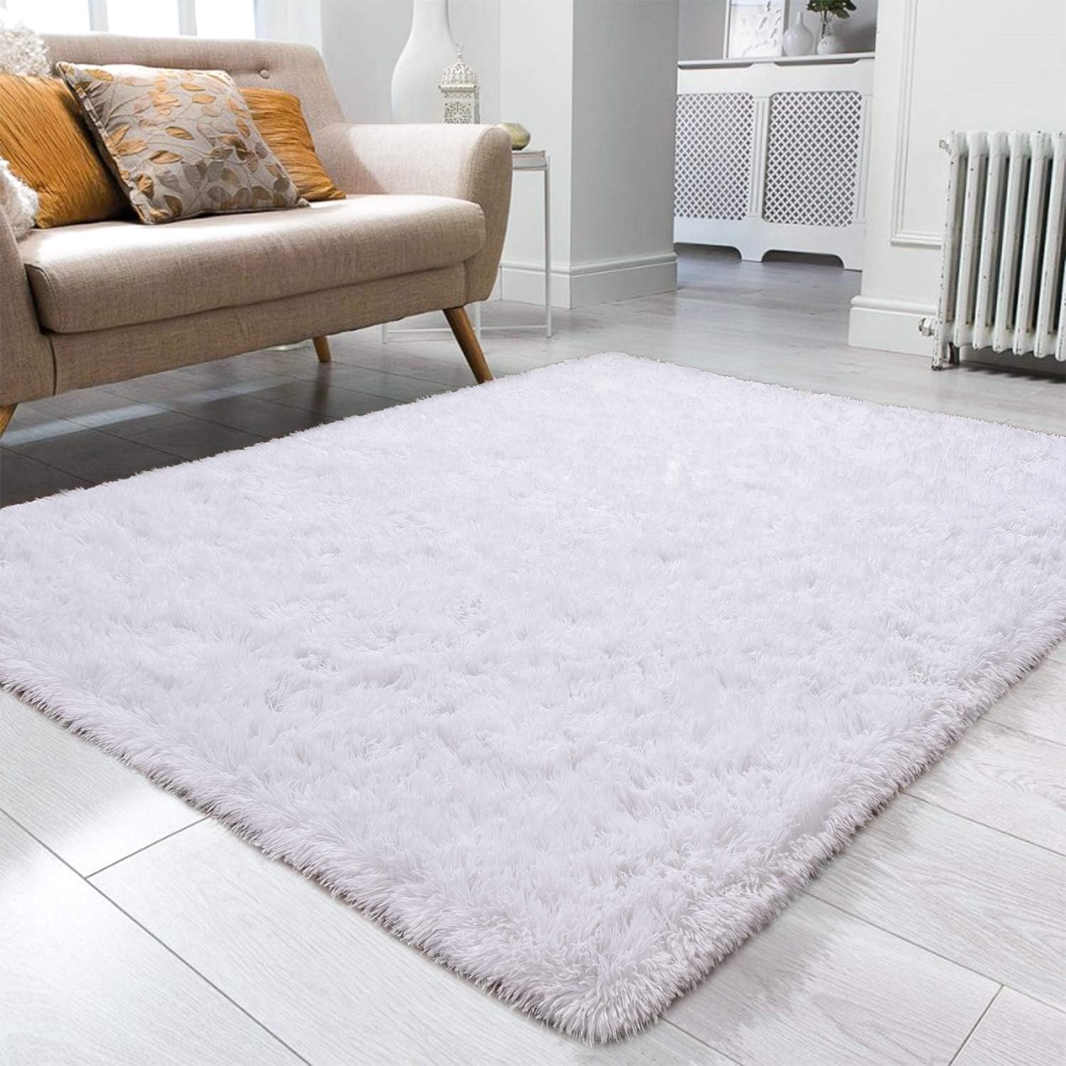 Shag Area Rug Fluffy Carpet
