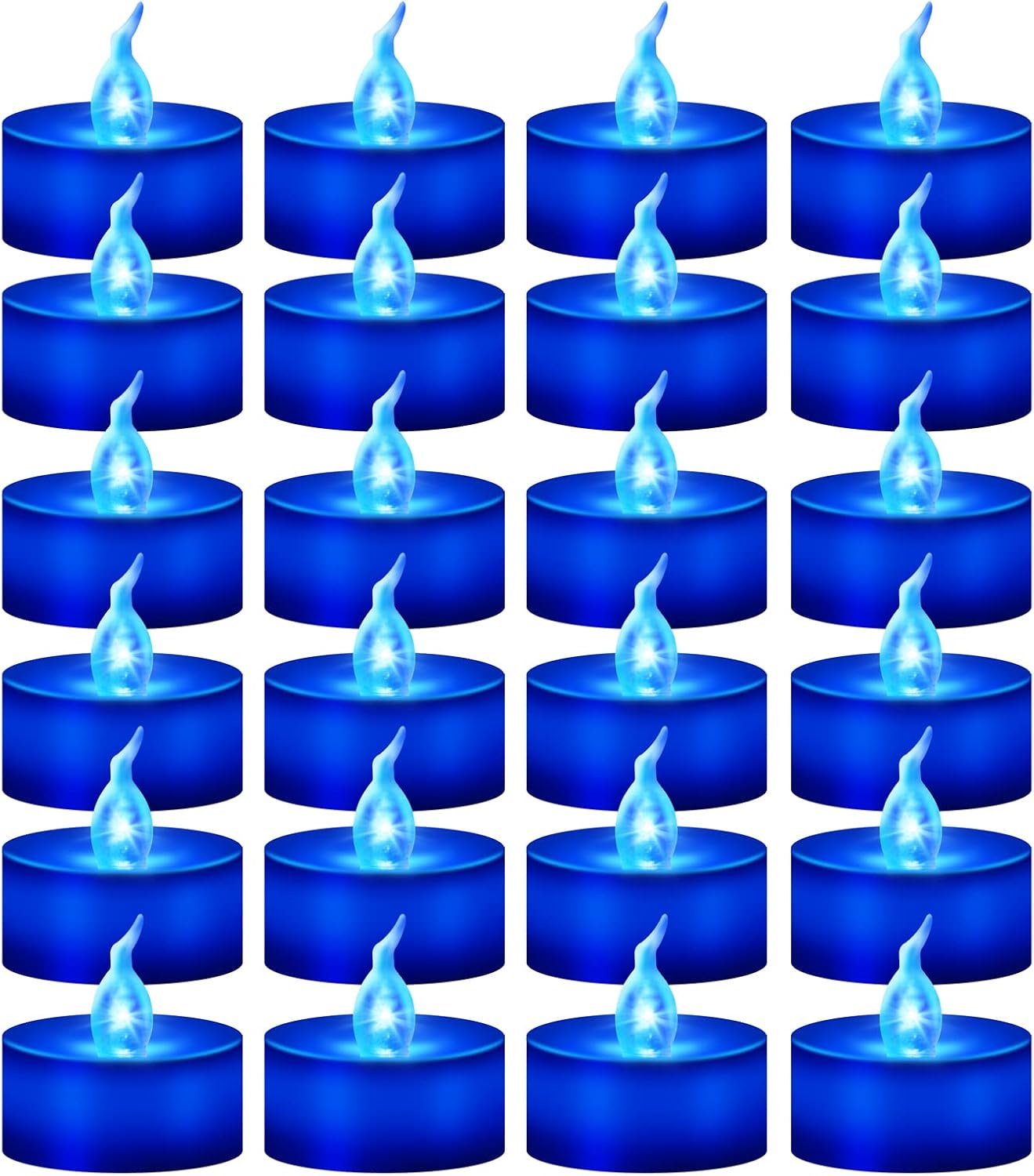 Magic Clear Glass Flameless LED Pillar Candle