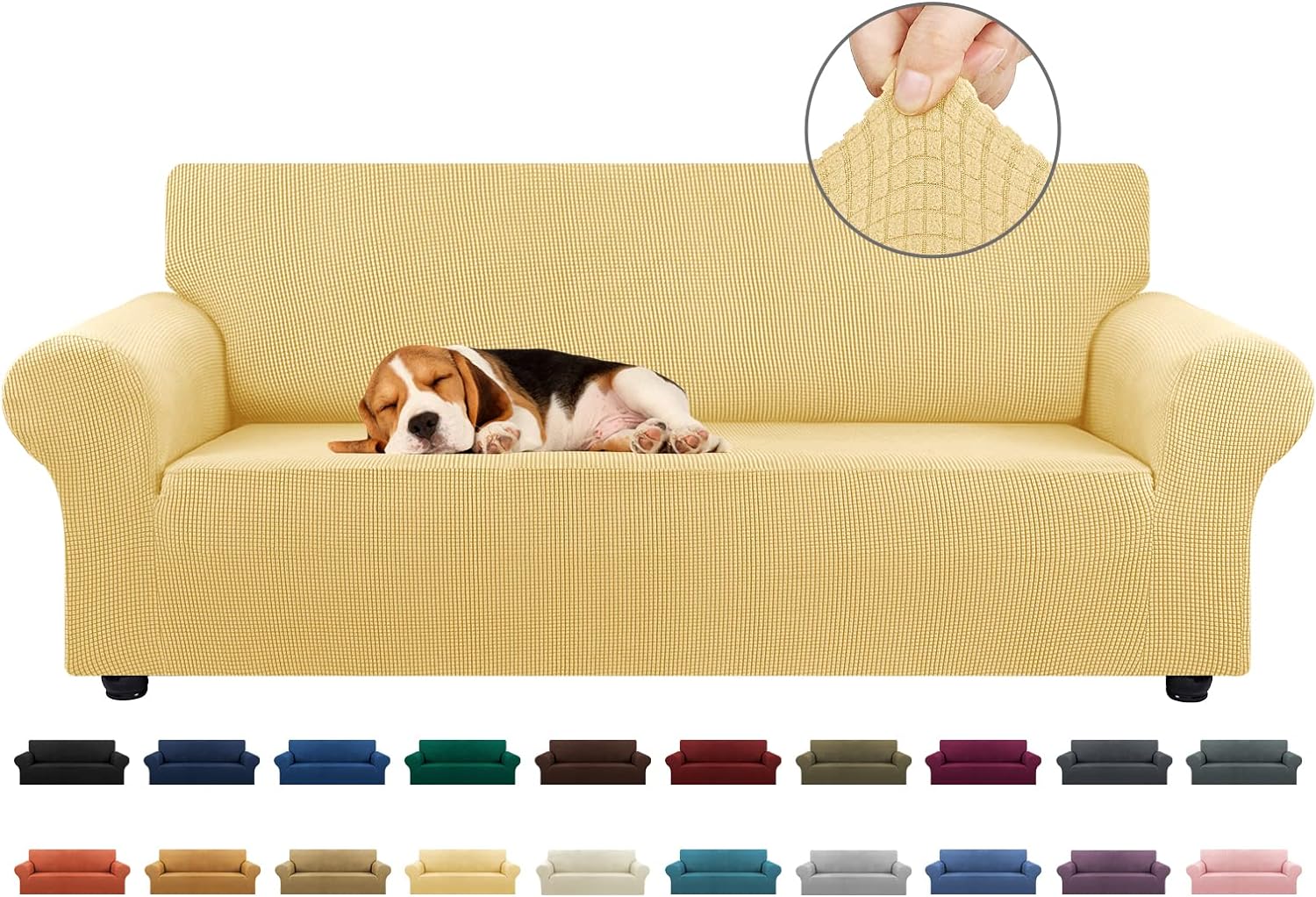 Jacquard Slipcover Sofa Couch Cover