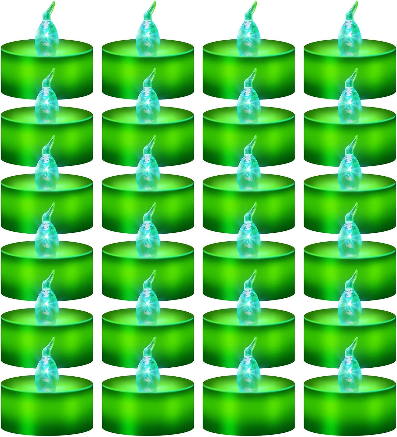 Magic Clear Glass Flameless LED Pillar Candle