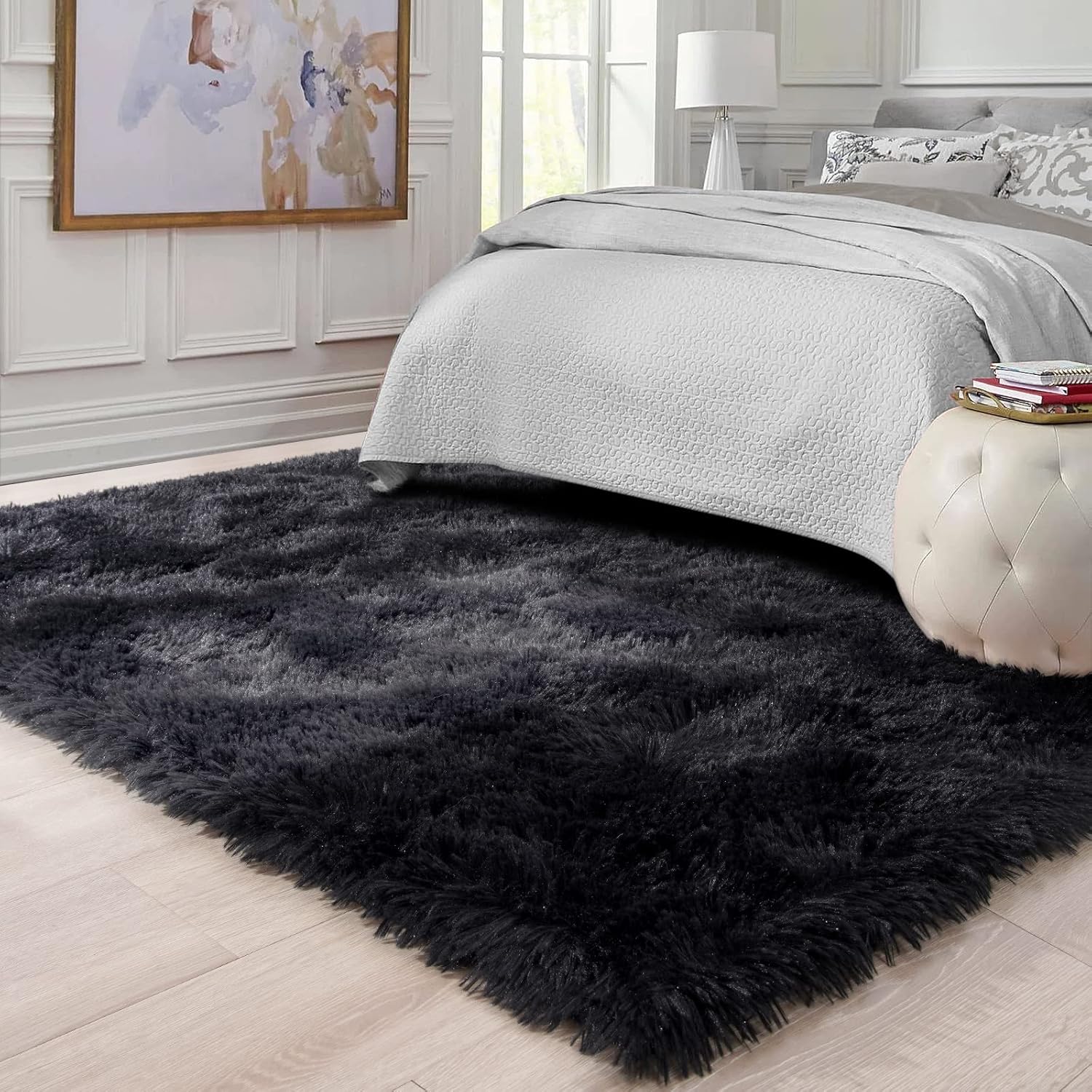 Shag Area Rug Fluffy Carpet