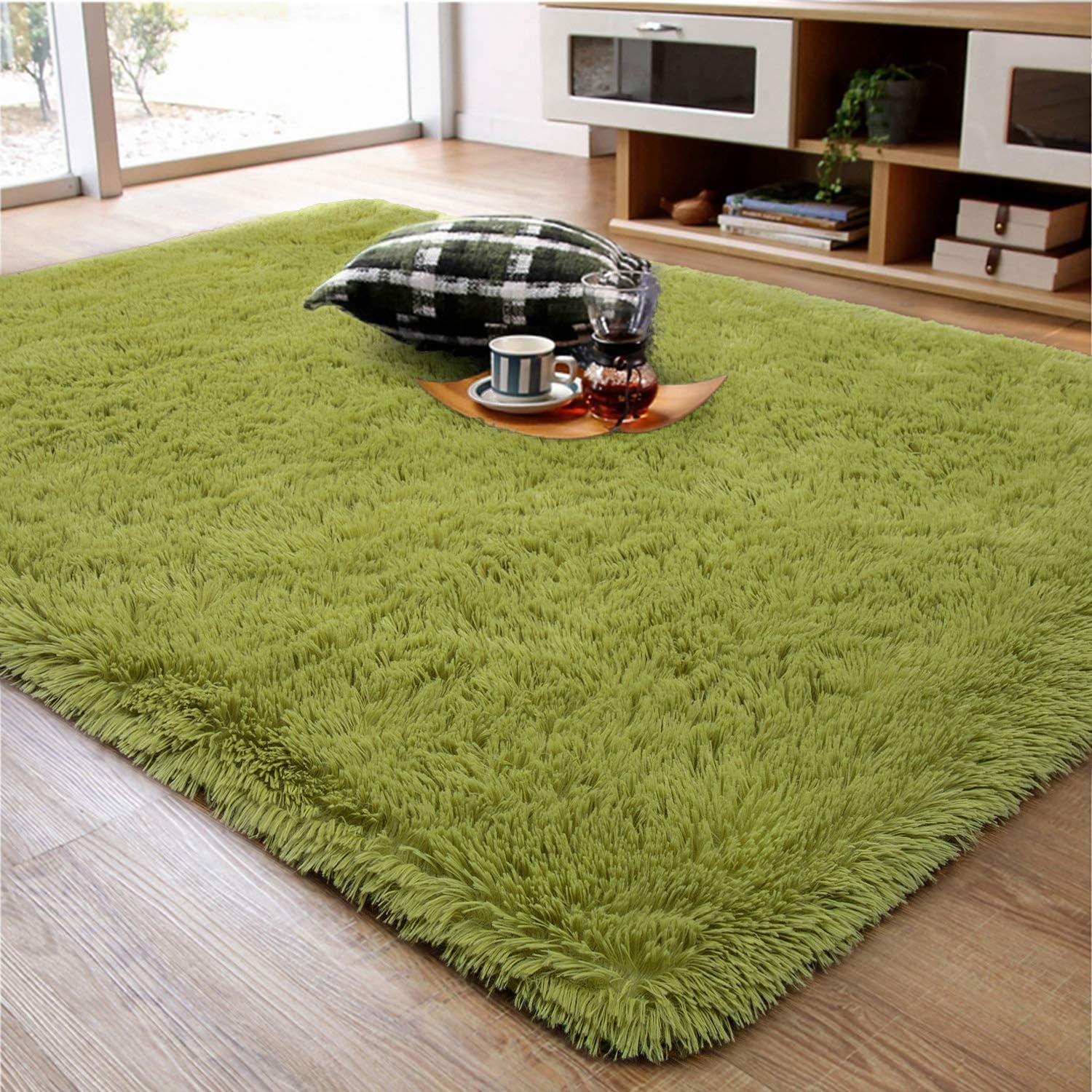 Shag Area Rug Fluffy Carpet