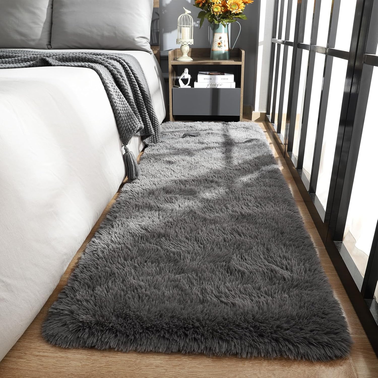 Shag Area Rug Fluffy Carpet