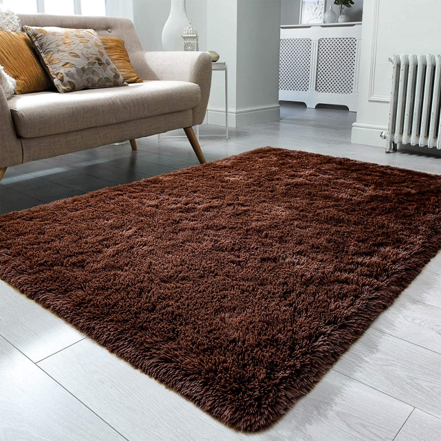 Shag Area Rug Fluffy Carpet