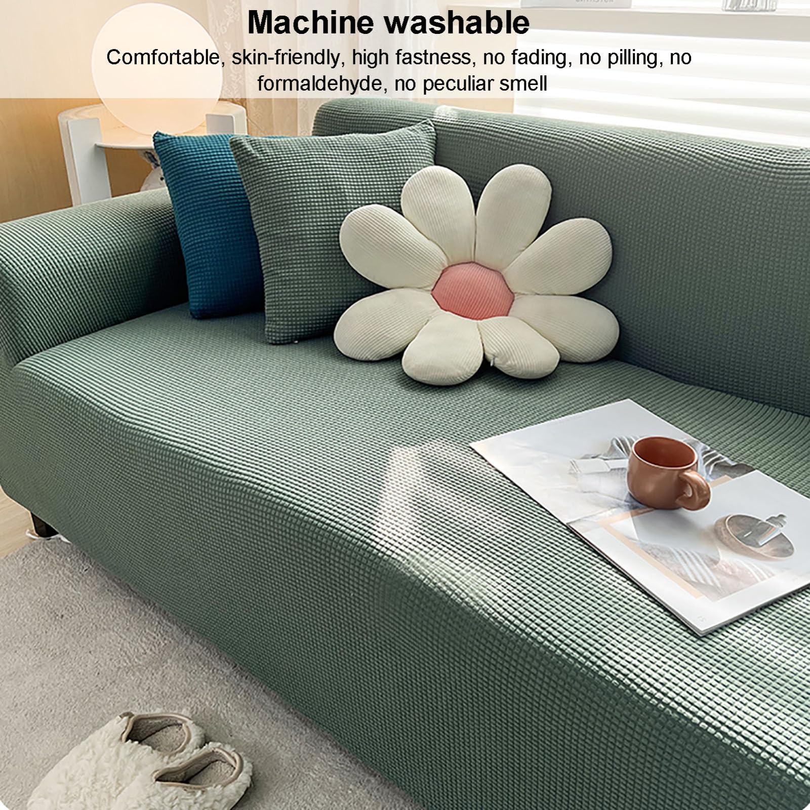 360 Non Slip Jacquard Slipcover Sofa Couch Cover