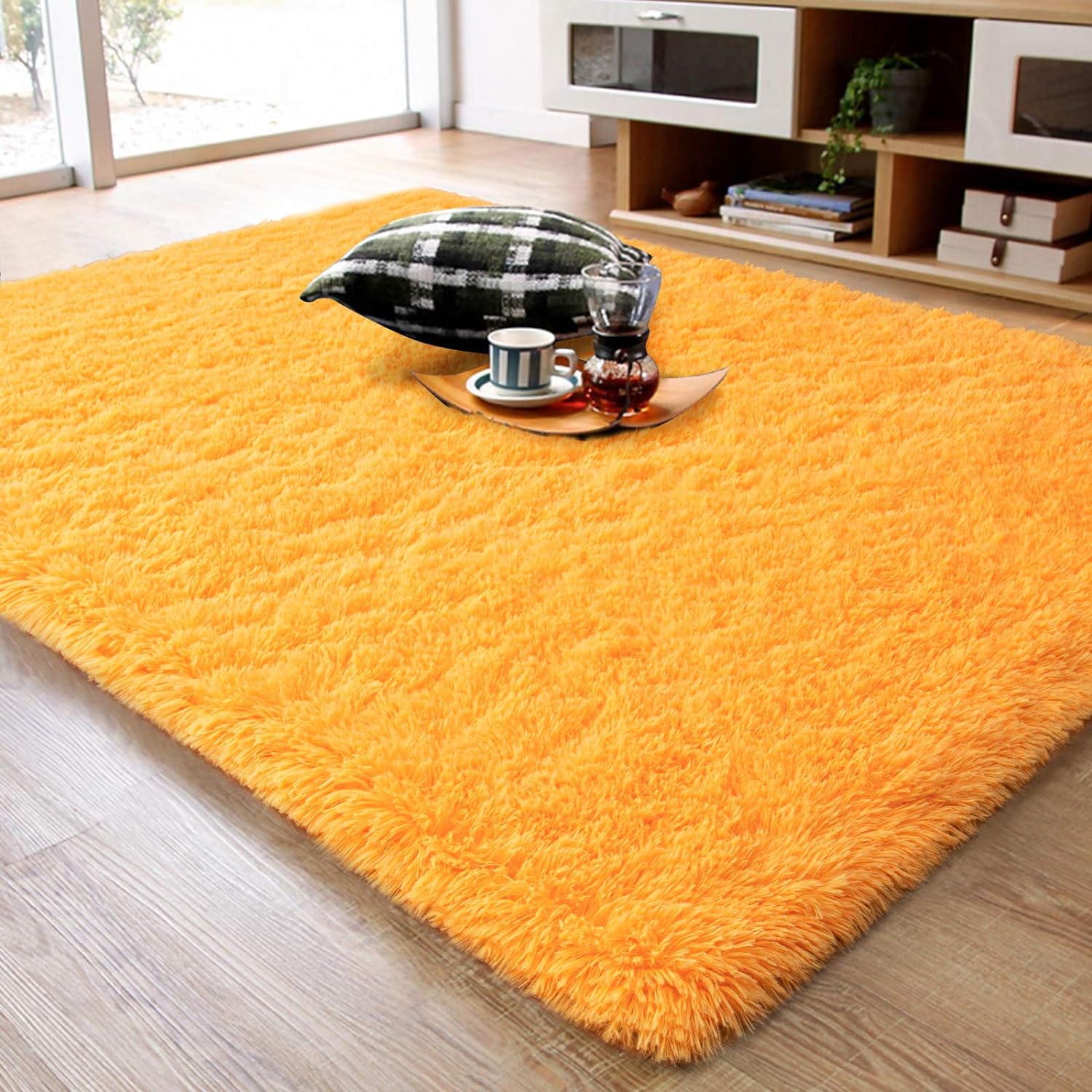 Shag Area Rug Fluffy Carpet