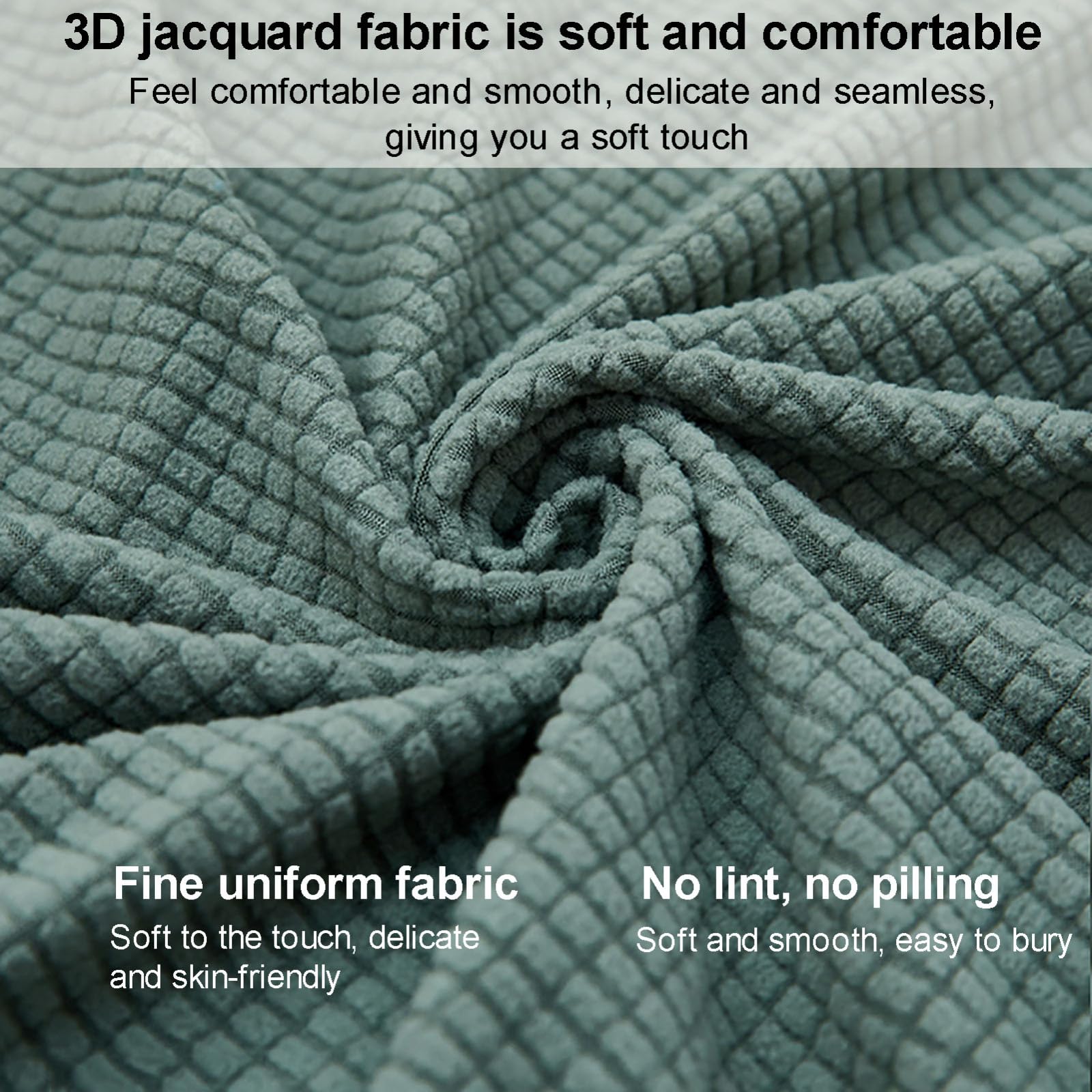 360 Non Slip Jacquard Slipcover Sofa Couch Cover