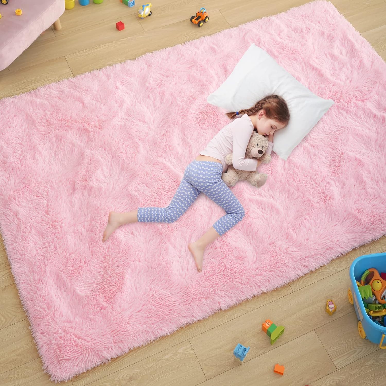 Shag Area Rug Fluffy Carpet