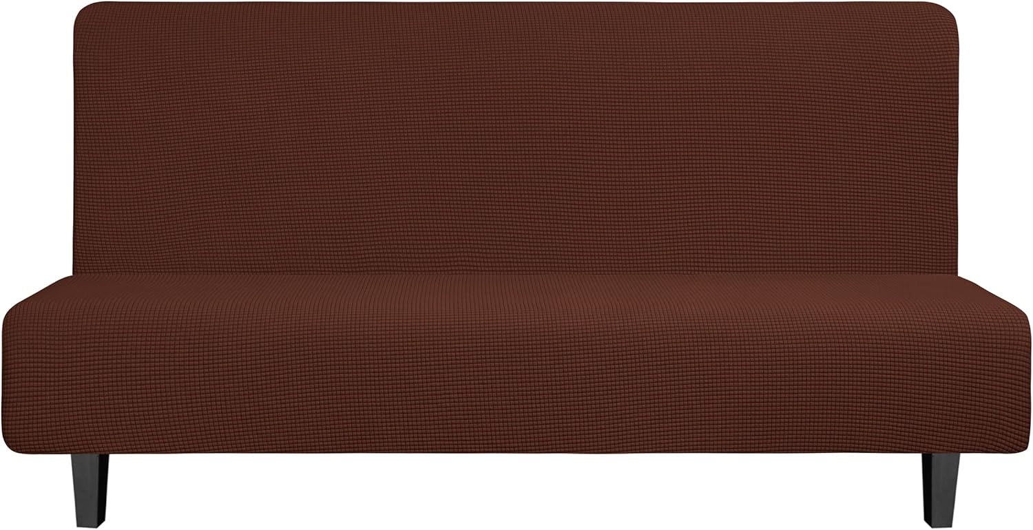 Armless Jacquard Couch Sofa Slipcover