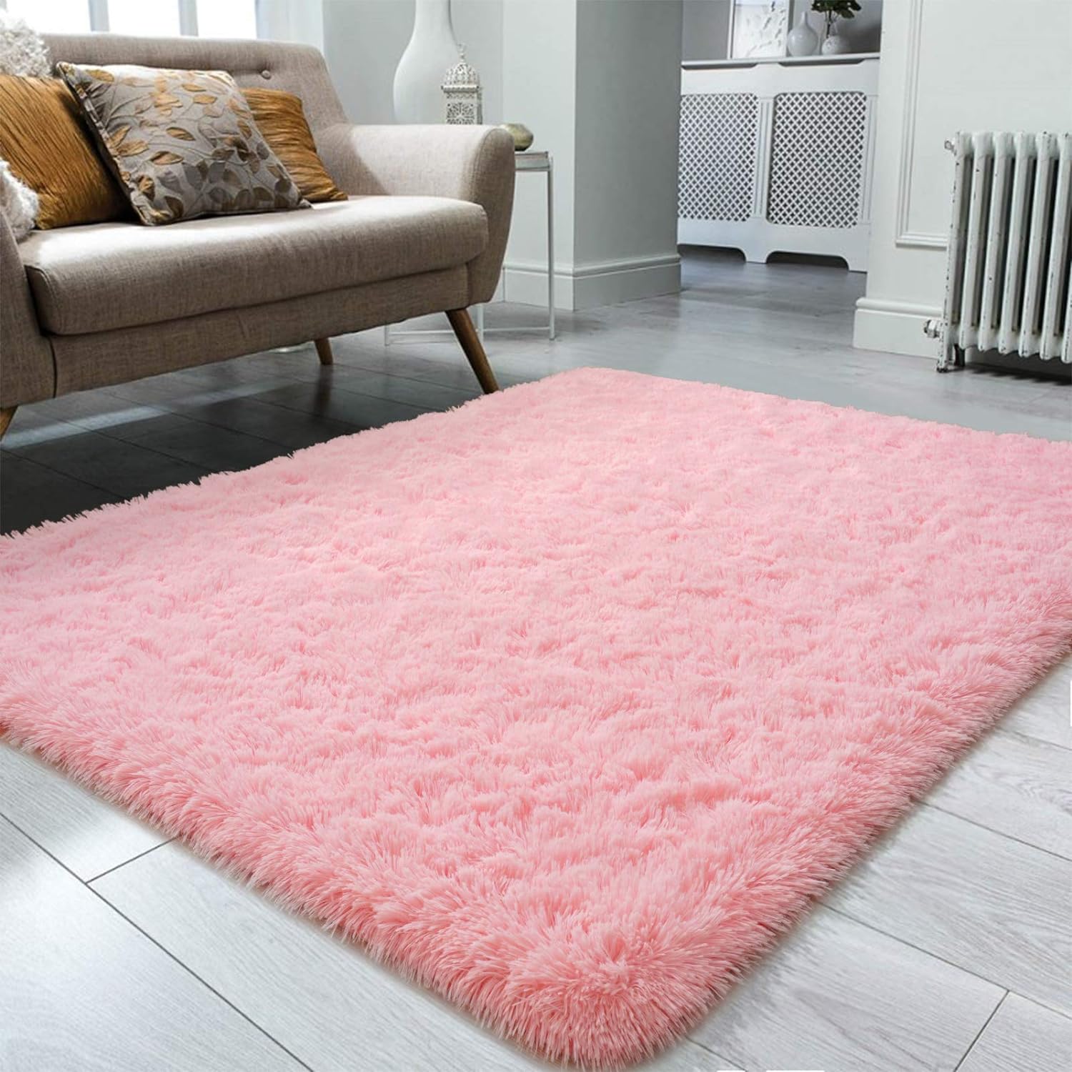 Shag Area Rug Fluffy Carpet
