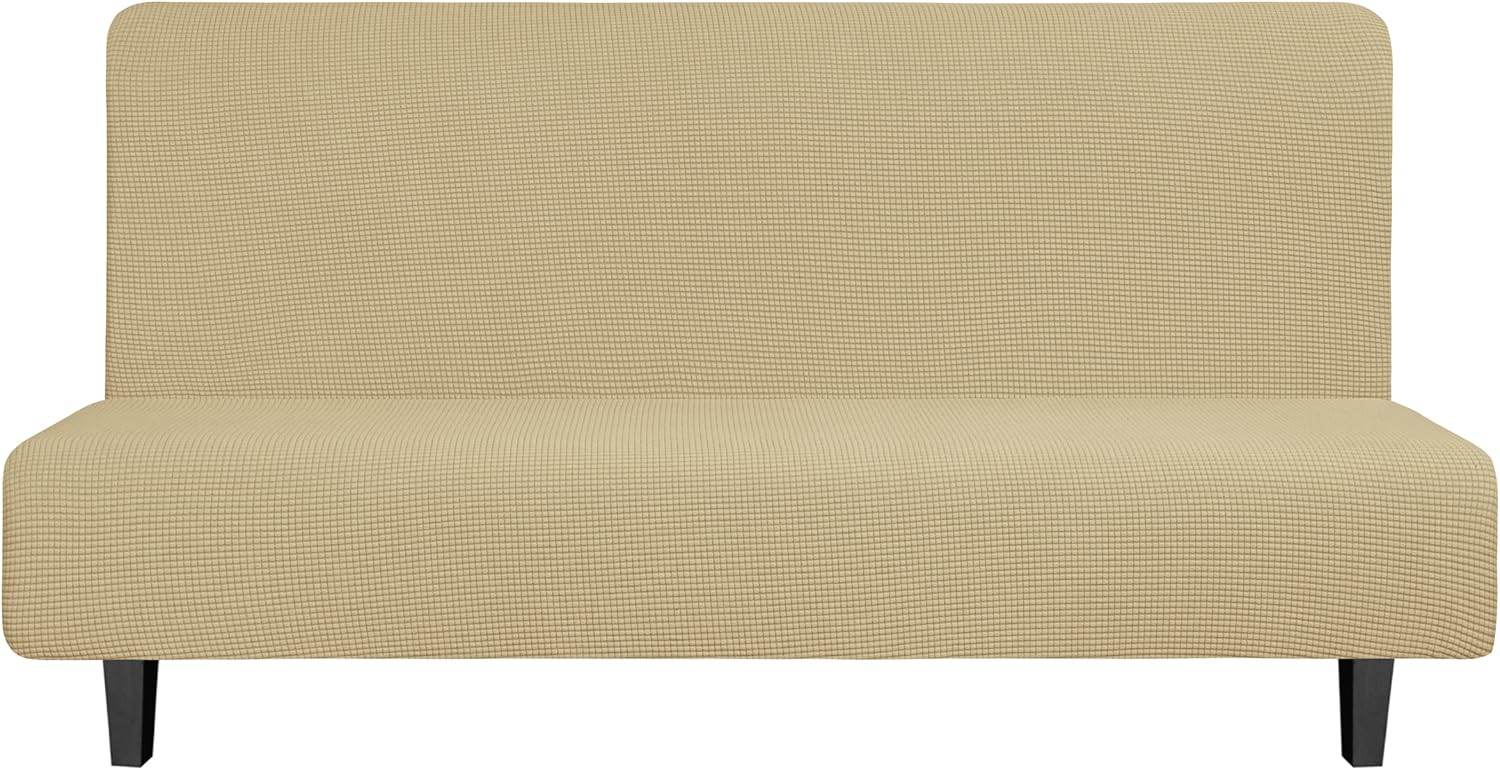 Armless Jacquard Couch Sofa Slipcover