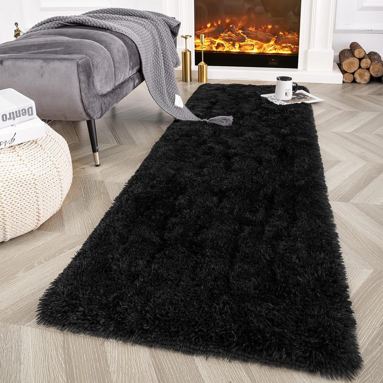 Shag Area Rug Fluffy Carpet