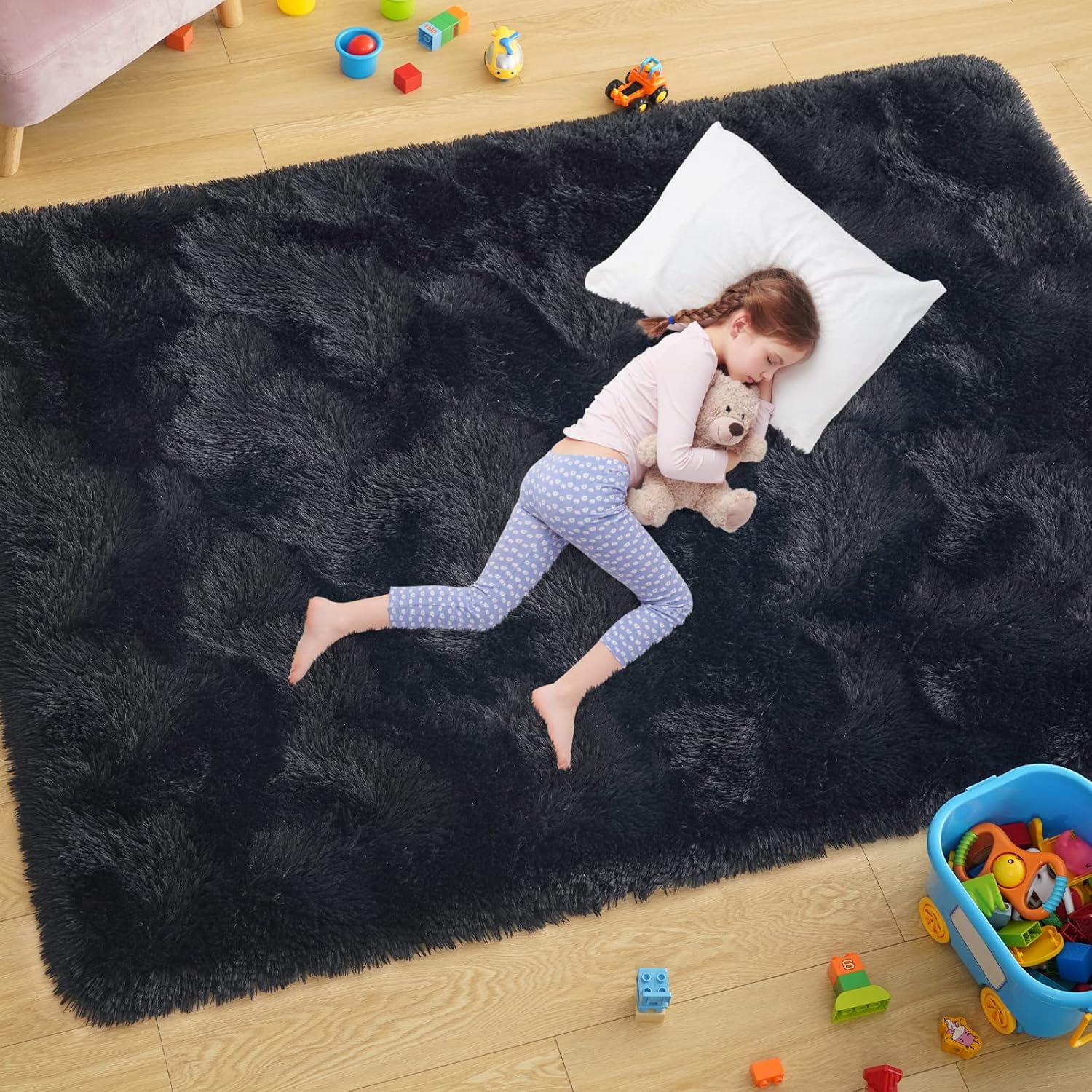 Shag Area Rug Fluffy Carpet