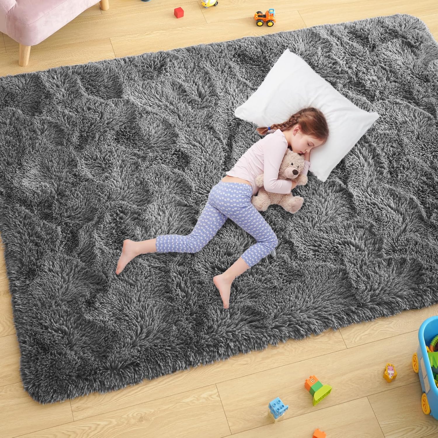 Shag Area Rug Fluffy Carpet
