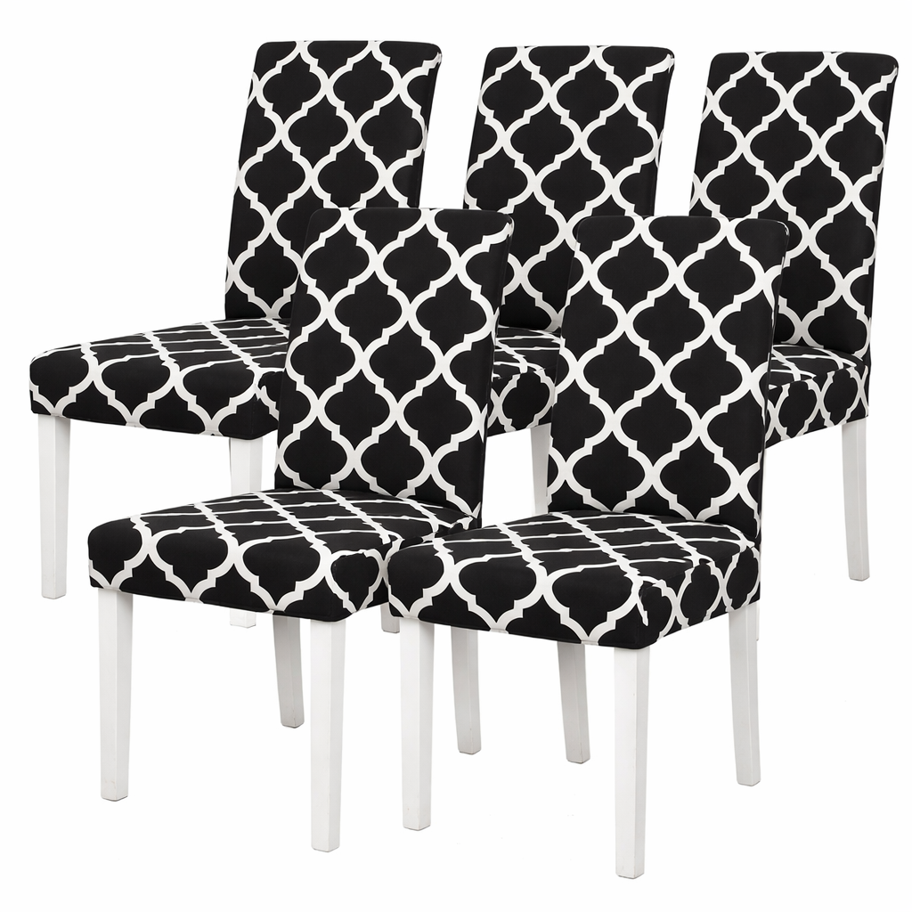 Printed Slipcover Chair Seat Cover
