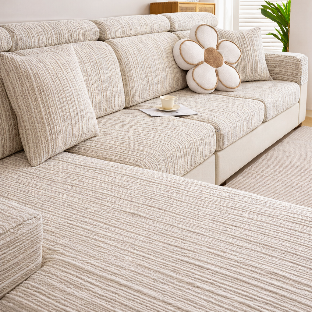 Boho Anti-Slip Cushion Sectional L Shaped Sofa Couch Cover