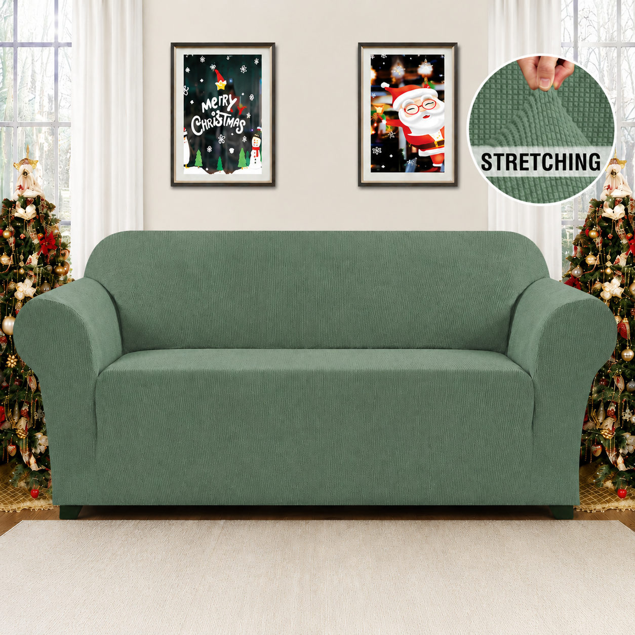 Slipcover Jacquard Sofa Couch Cover