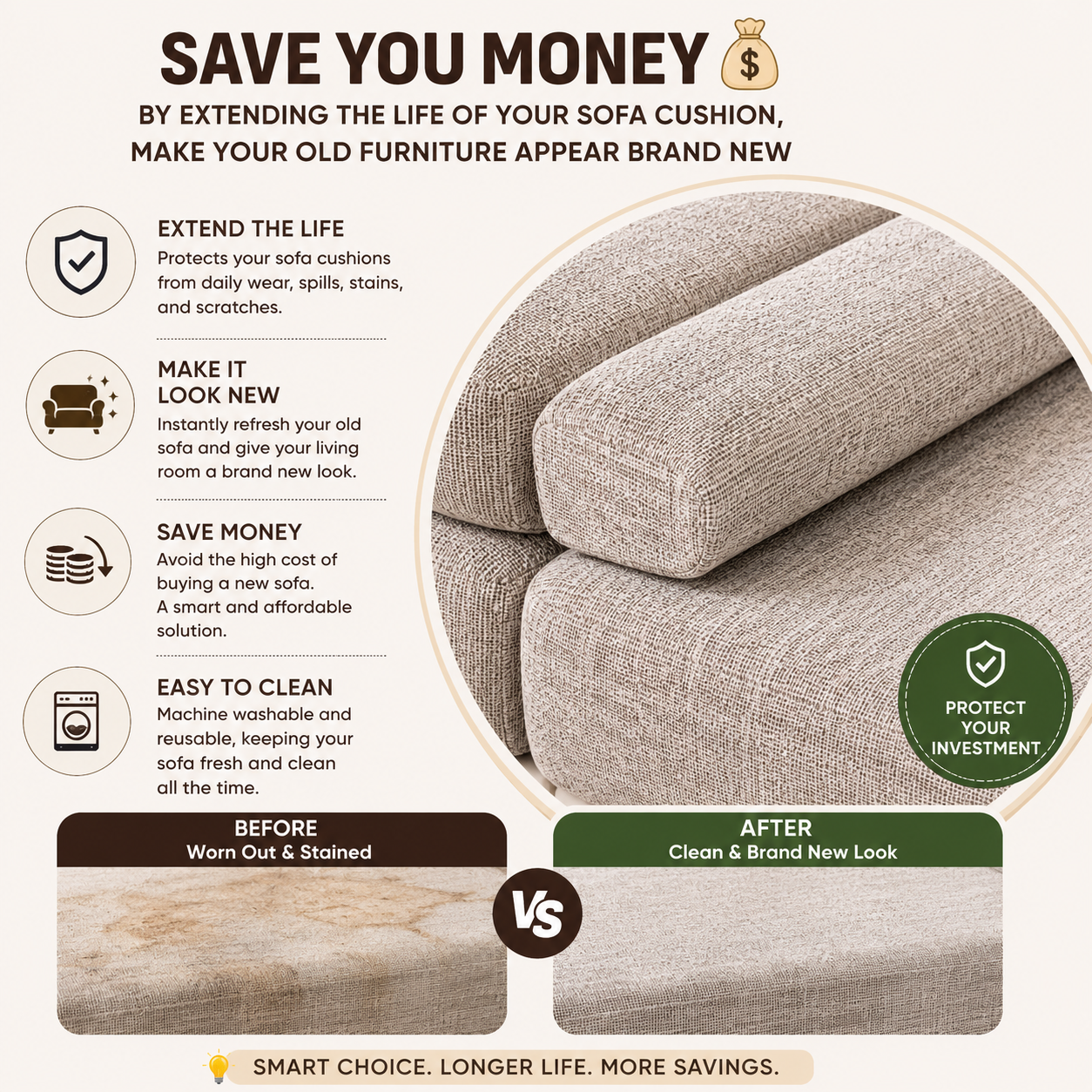 Anti Slip L Shaped Sectional Cushion Sofa Couch Cover