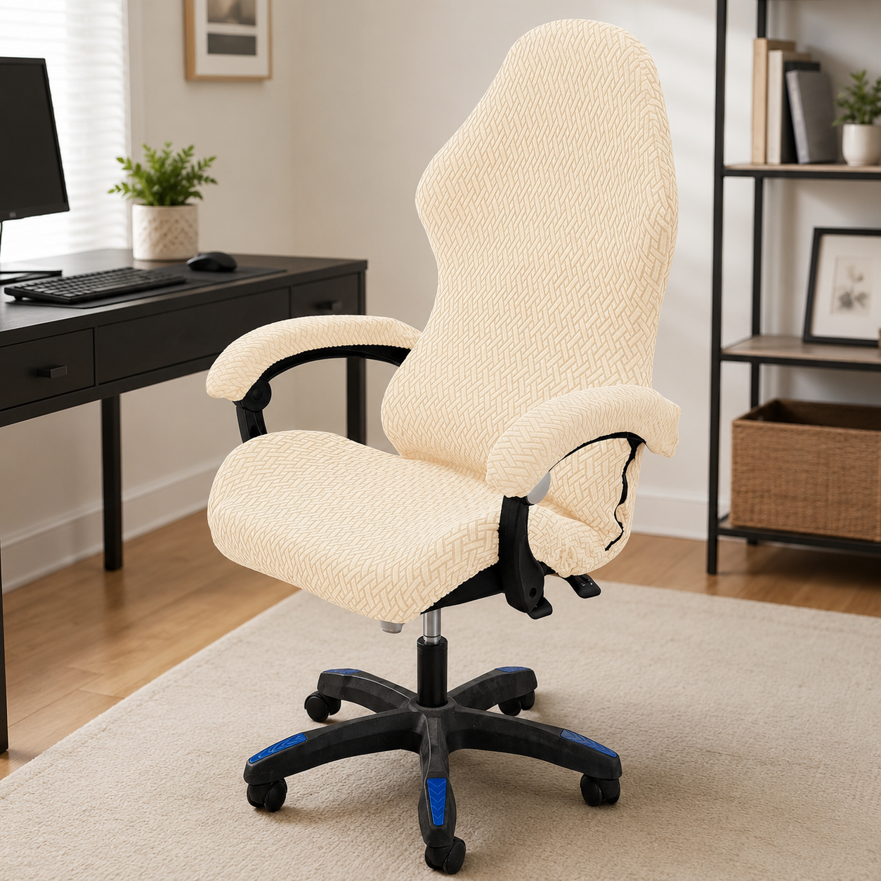 Anti Slip Slipcover Jacquard Gaming Chair Cover